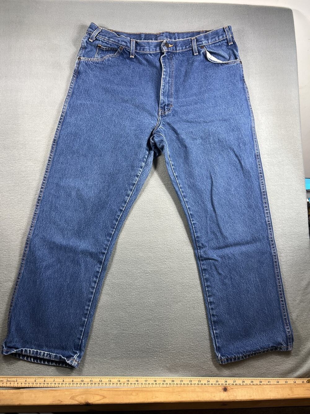 Dickies Men's Jeans 40x30 Blue Denim Straight Leg Workwear, 100% Cotton